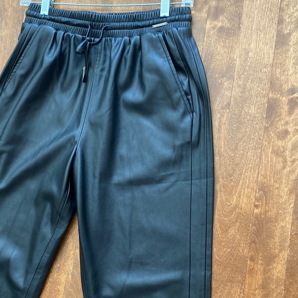 Rino & Pelle Sybil Faux Leather Jogger Trouser size 38 - Picture 4 of 7